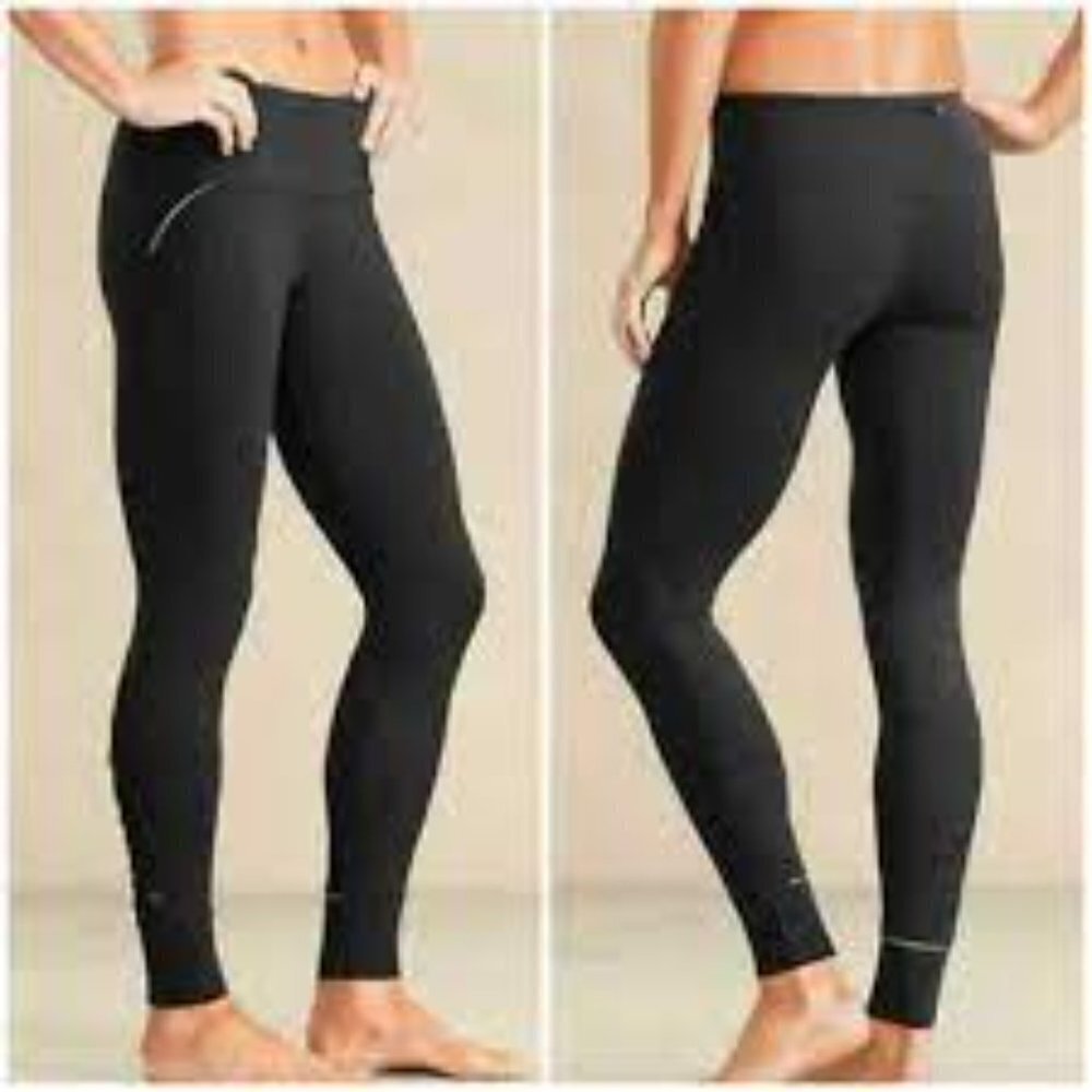 ✅ Athleta Black Relay Tight Leggings SIZE LARGE TALL‎